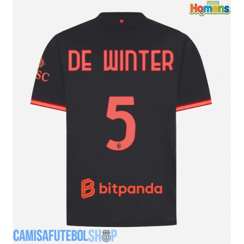 Camisa de time de futebol AC Milan Koni De Winter #5 Replicas 3º Equipamento 2026-27 Manga Curta